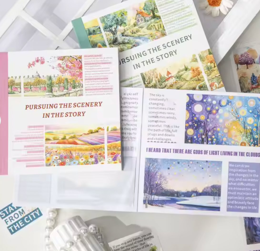 Libro de Stickers Pursuing the scenery