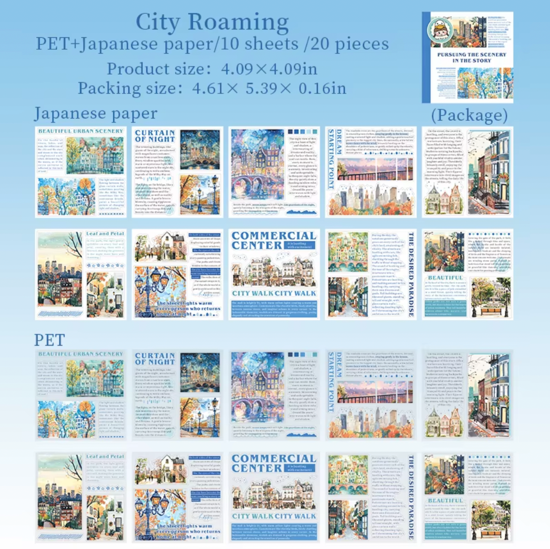 Libro de Stickers Pursuing the scenery
