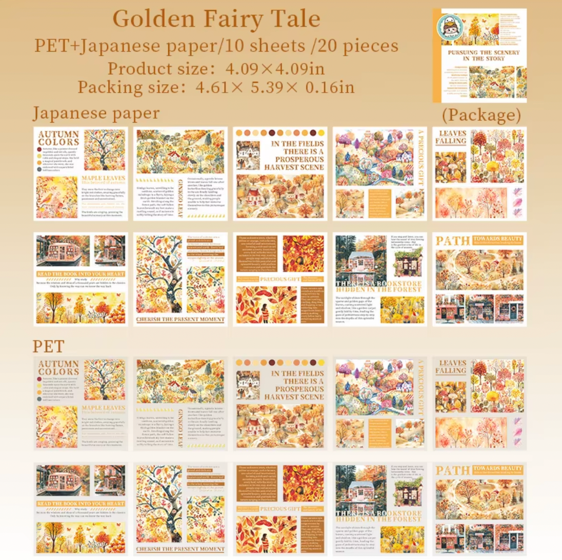 Libro de Stickers Pursuing the scenery