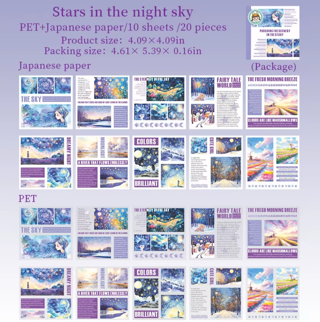 Libro de Stickers Pursuing the scenery