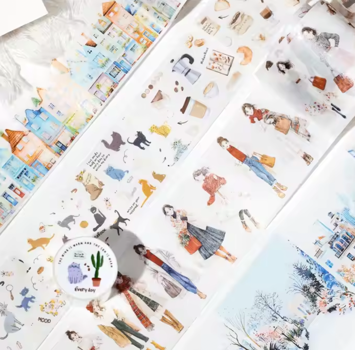 Washi Tape Ancho - Varios diseños