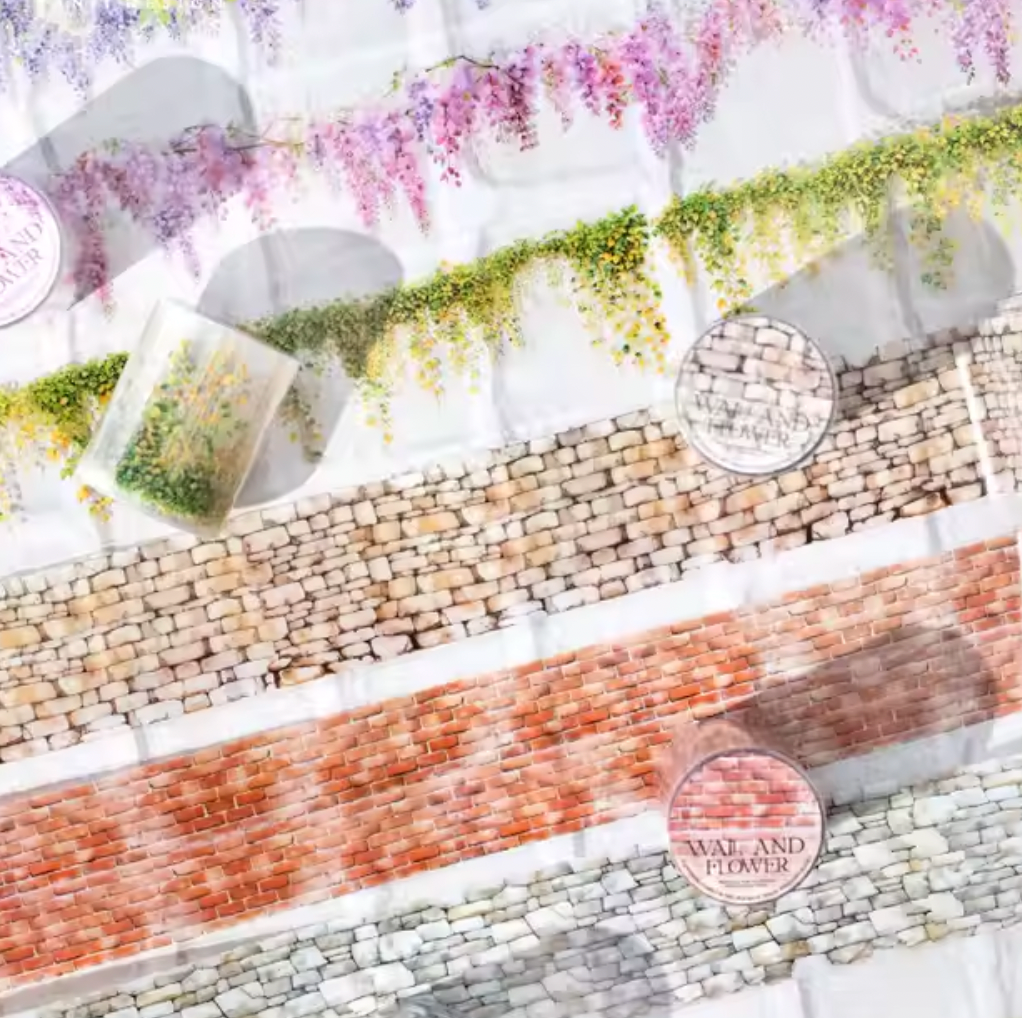 Washi Tape Flores colgantes & paredes