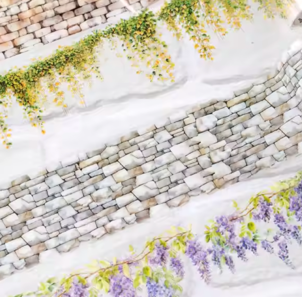 Washi Tape Flores colgantes & paredes