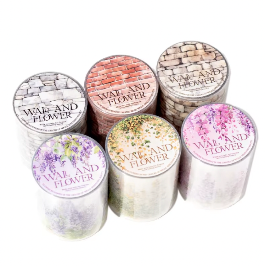 Washi Tape Flores colgantes & paredes