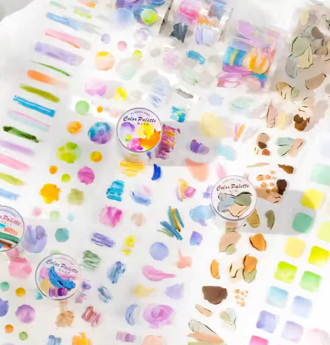 Rollo de Stickers Manchas pintura