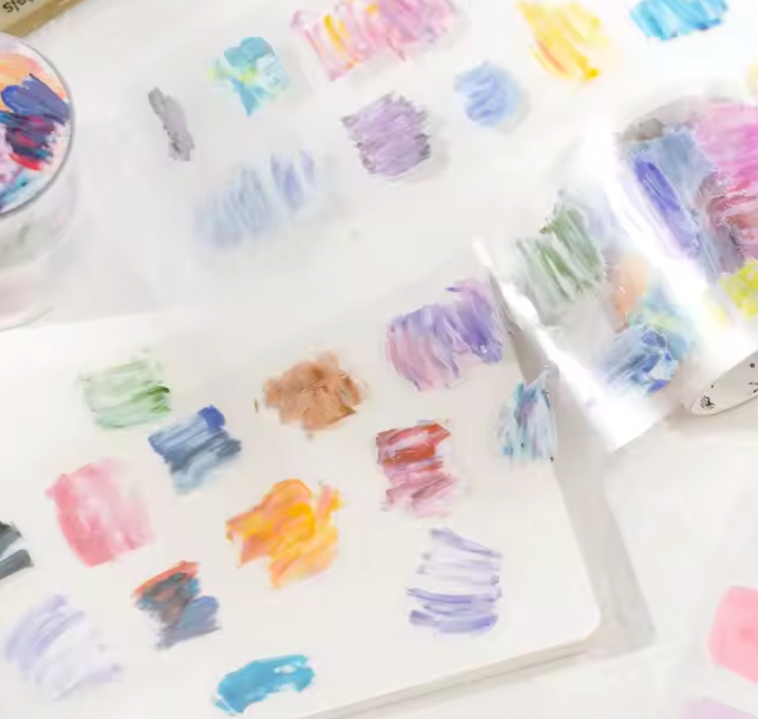 Rollo de Stickers Manchas pintura