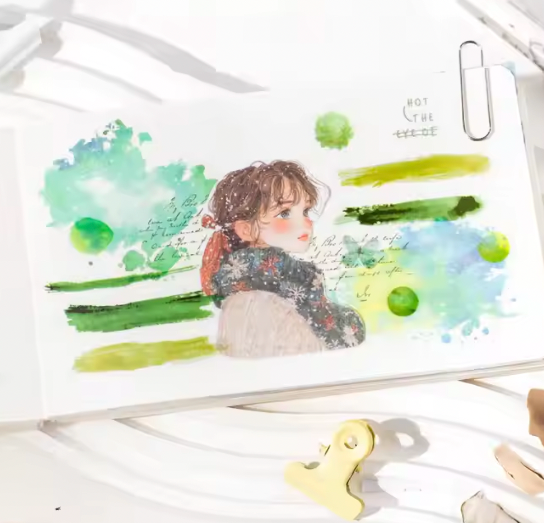 Rollo de Stickers Manchas pintura