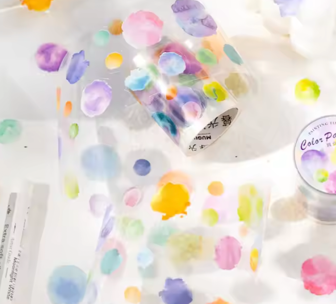 Rollo de Stickers Manchas pintura