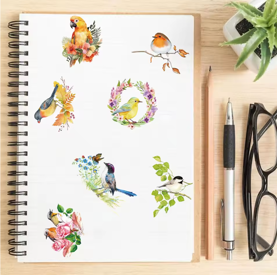 50 Stickers grandes transparentes Parajos