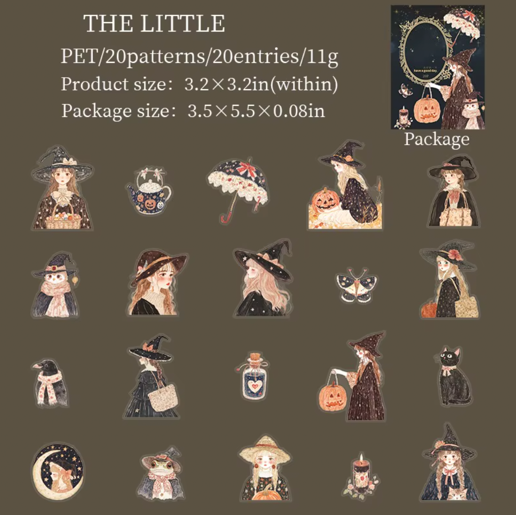 20 Stickers de Halloween