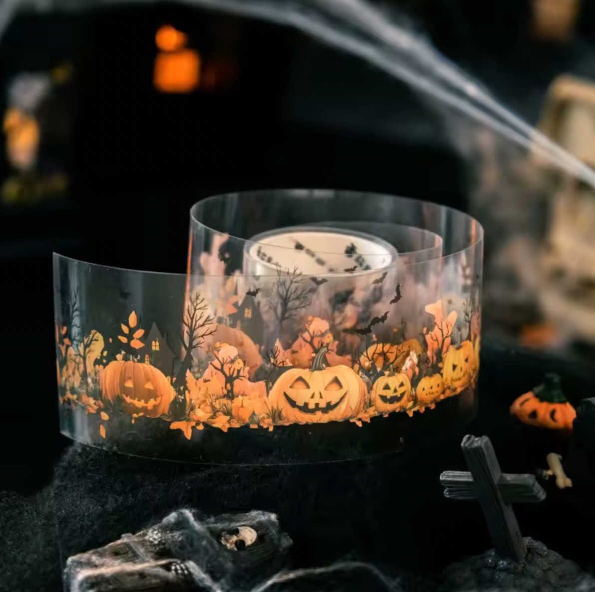 Washi Tape Transparente Halloween