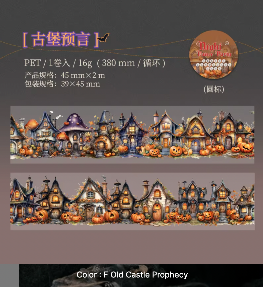 Washi Tape Transparente Halloween