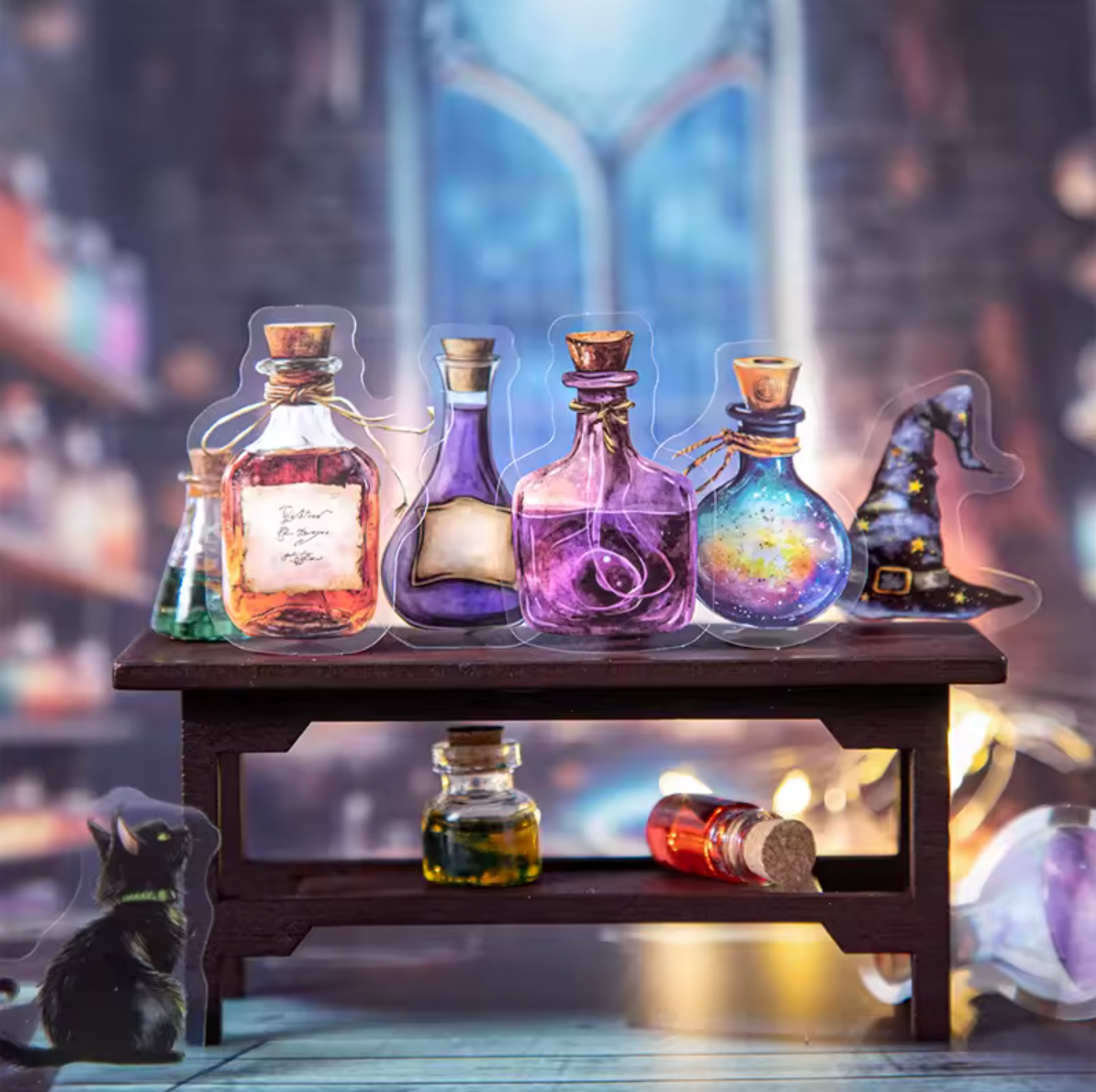 Paquete de 15 Stickers Magic Pharmacy Halloween
