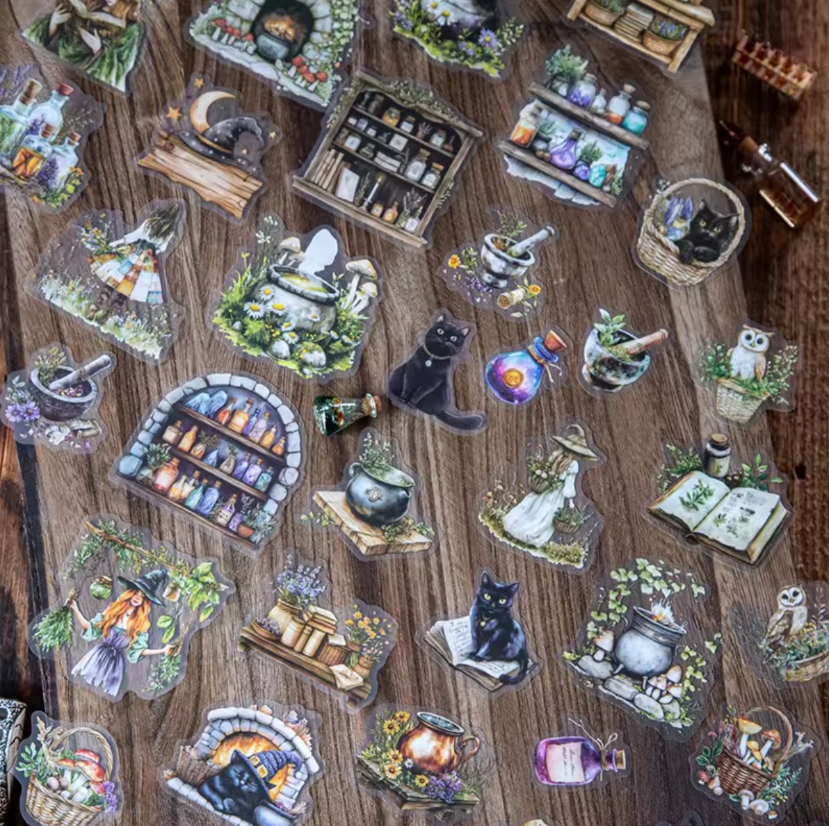Paquete de 15 Stickers Magic Pharmacy Halloween