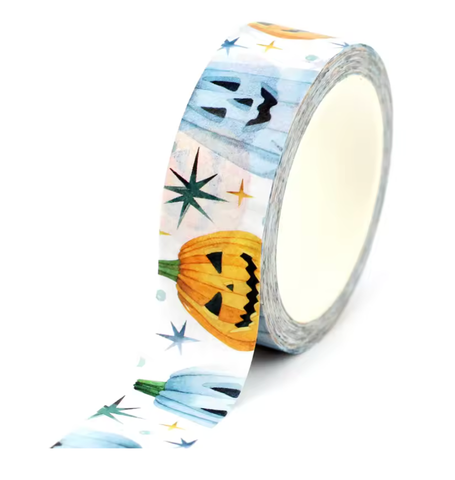 Washi Tape Individual Calabazas & Fantasmas Halloween