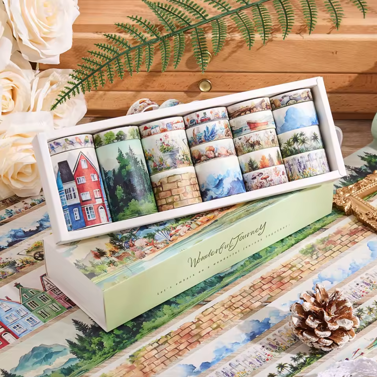 20 Washi Tapes Wonderful Journey