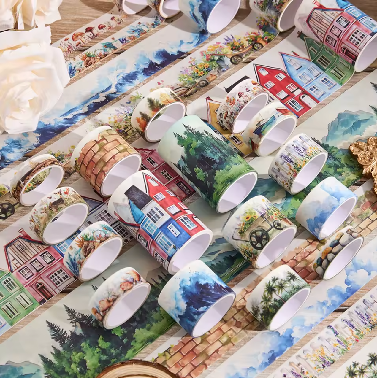 20 Washi Tapes Wonderful Journey