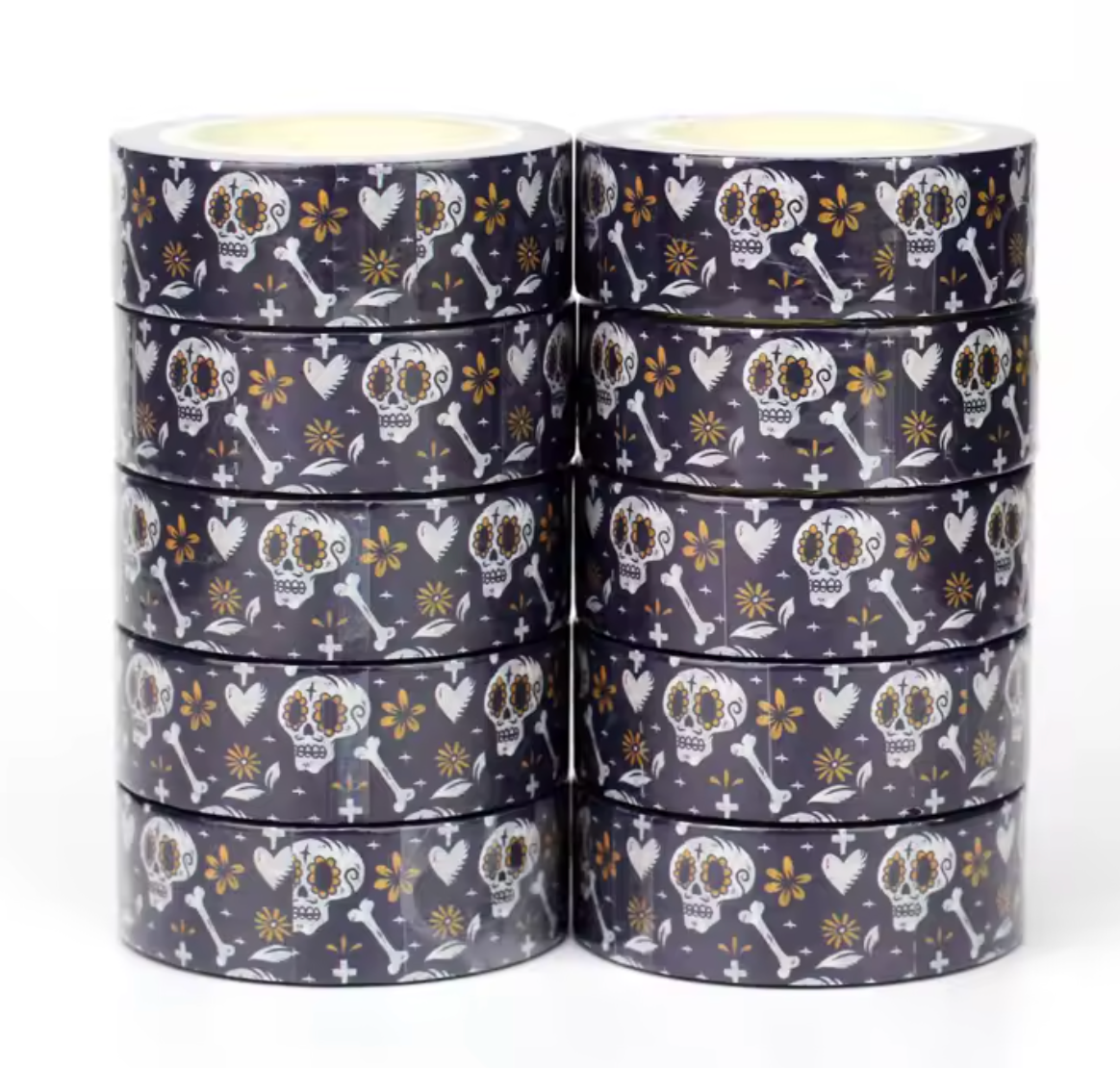 Washi Tape Individual Esqueleto halloween & Dia de muertos