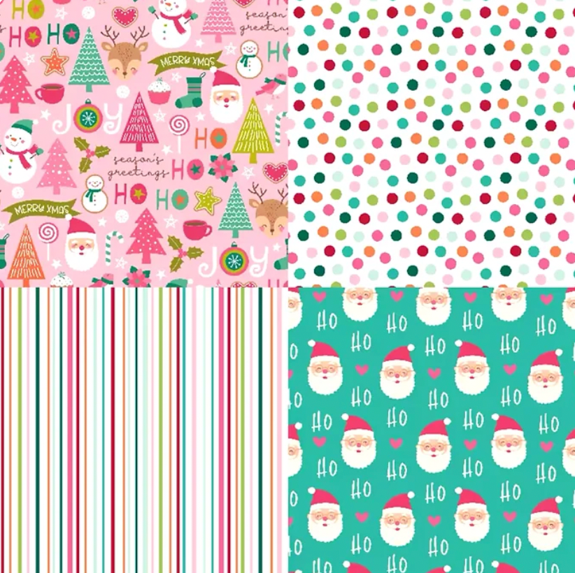 12 Papeles Cartulina Navidad Colores Pop
