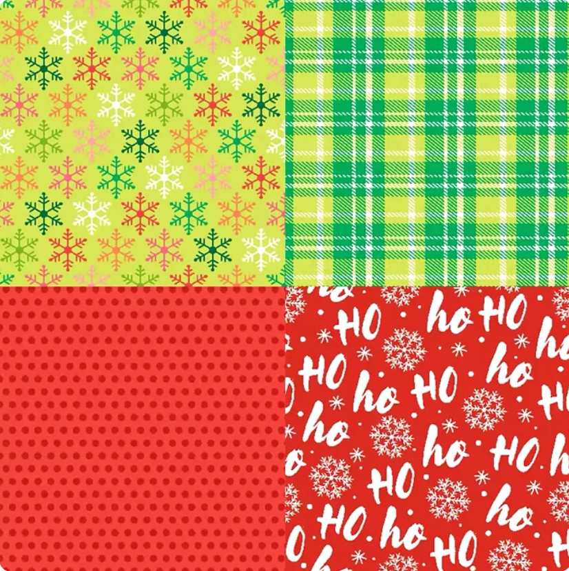 12 Papeles Cartulina Navidad Colores Pop