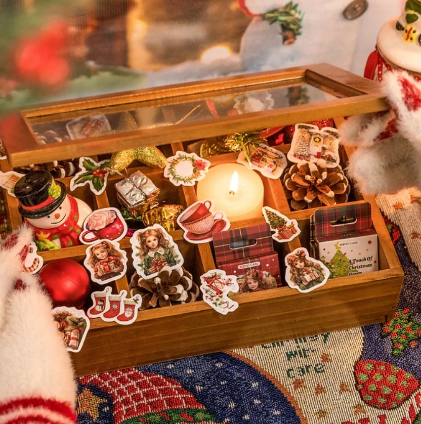 Cajita de Stickers Navideños - 4 opciones
