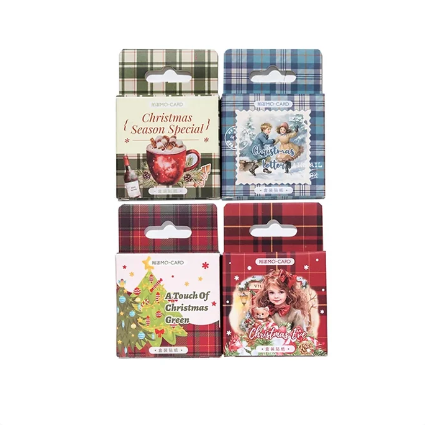 Cajita de Stickers Navideños - 4 opciones