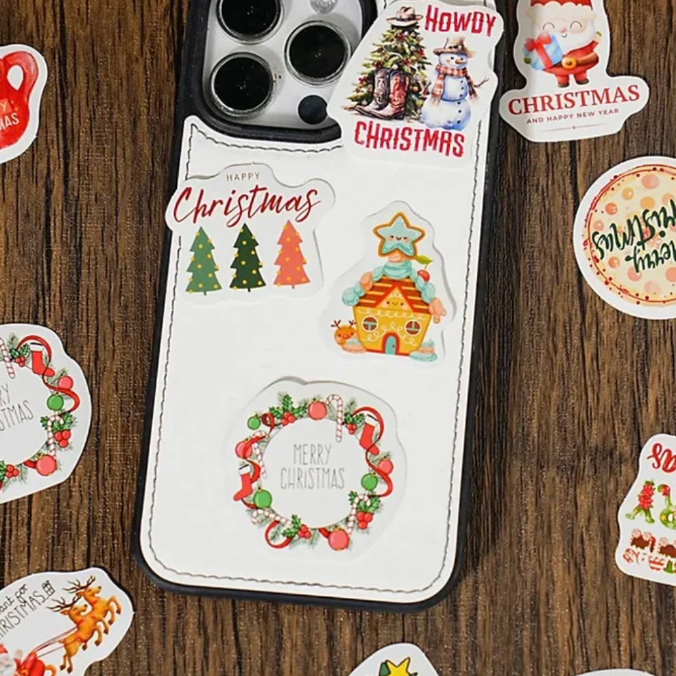 Cajita de Stickers Navideños