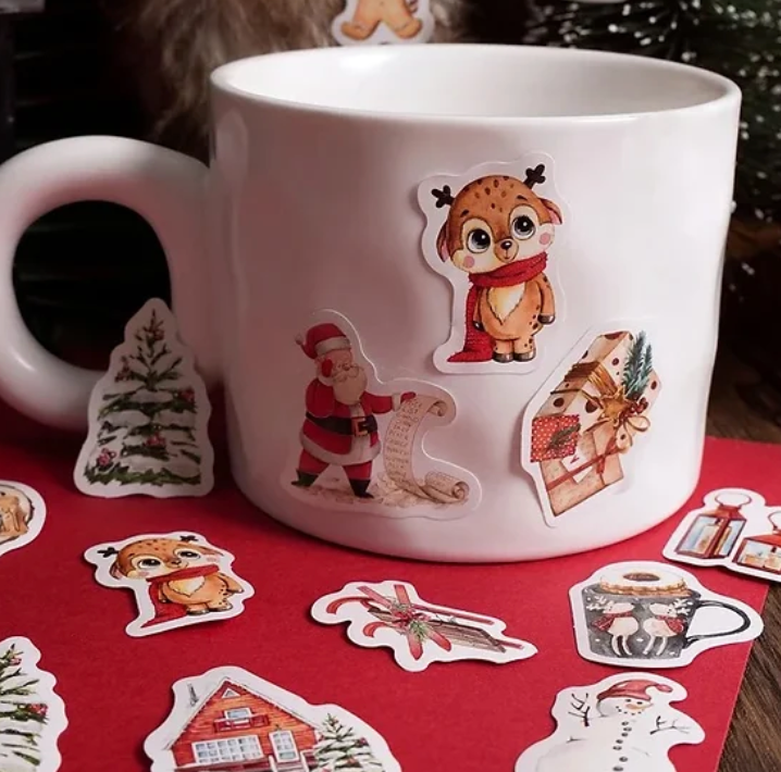 Cajita de Stickers Navideños