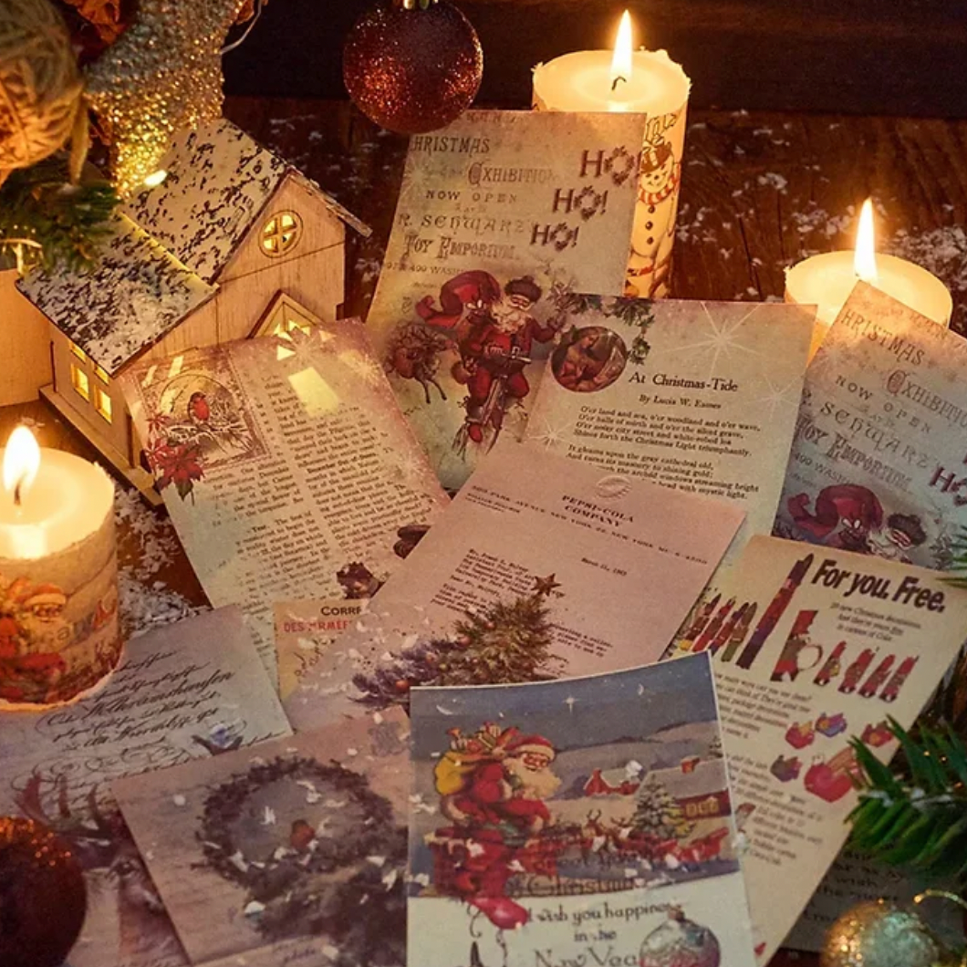 50 Papeles Navidad Vintage