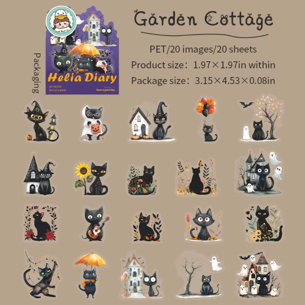 20 Stickers Halloween
