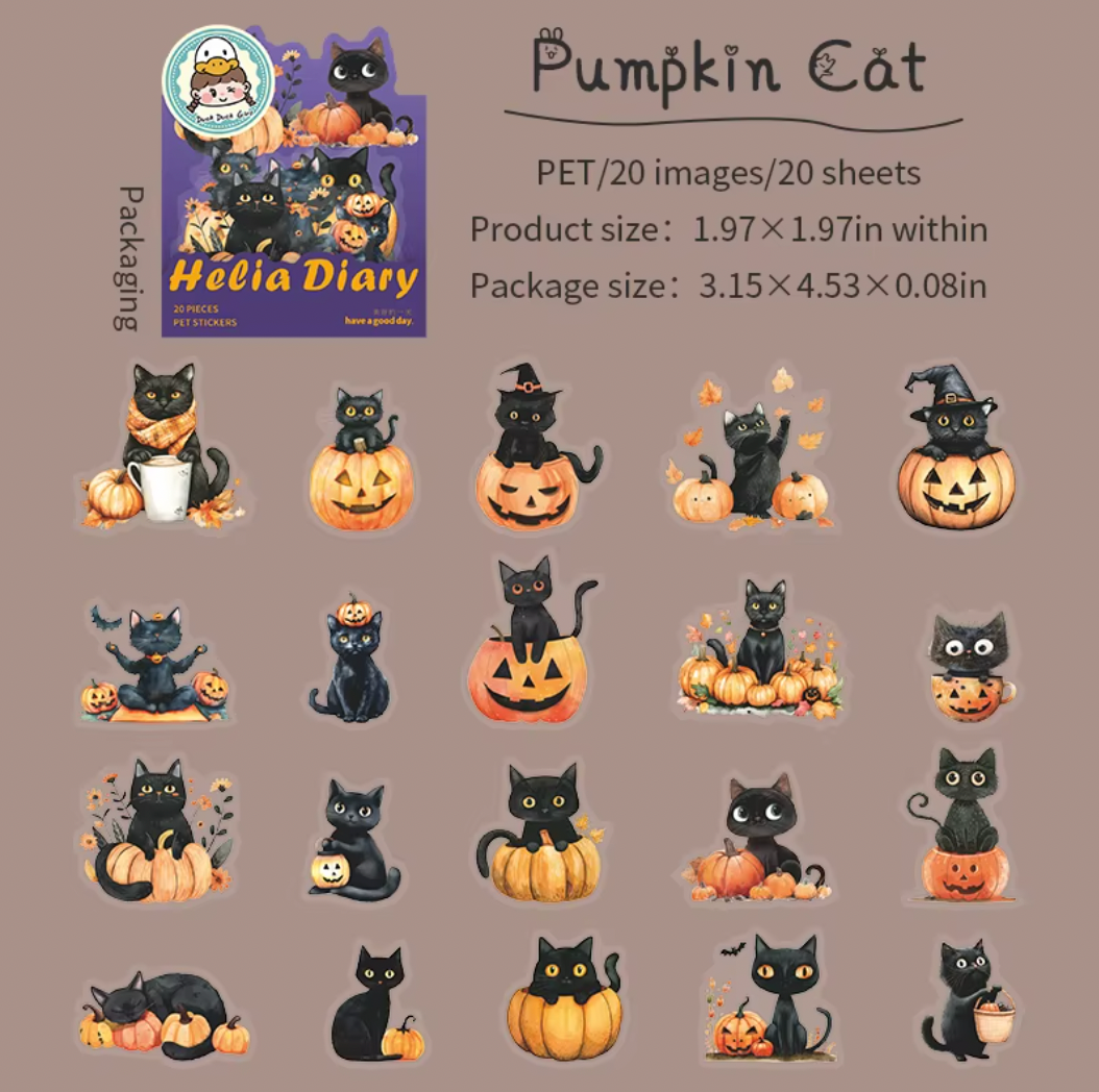 20 Stickers Halloween