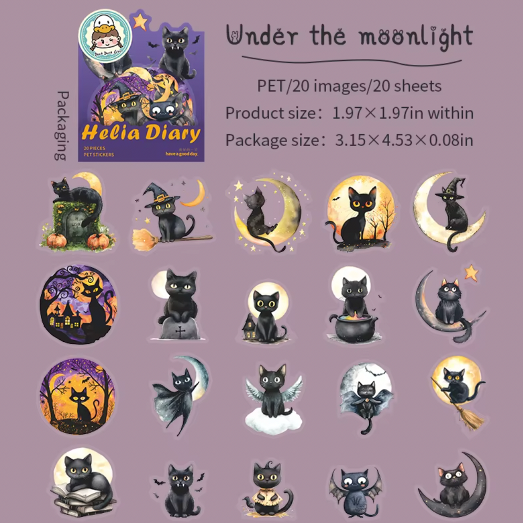 20 Stickers Halloween
