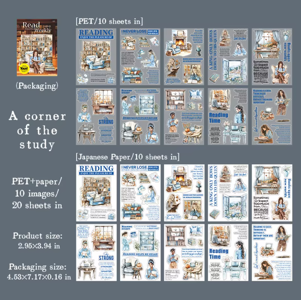 Libro de Stickers Biblioteca