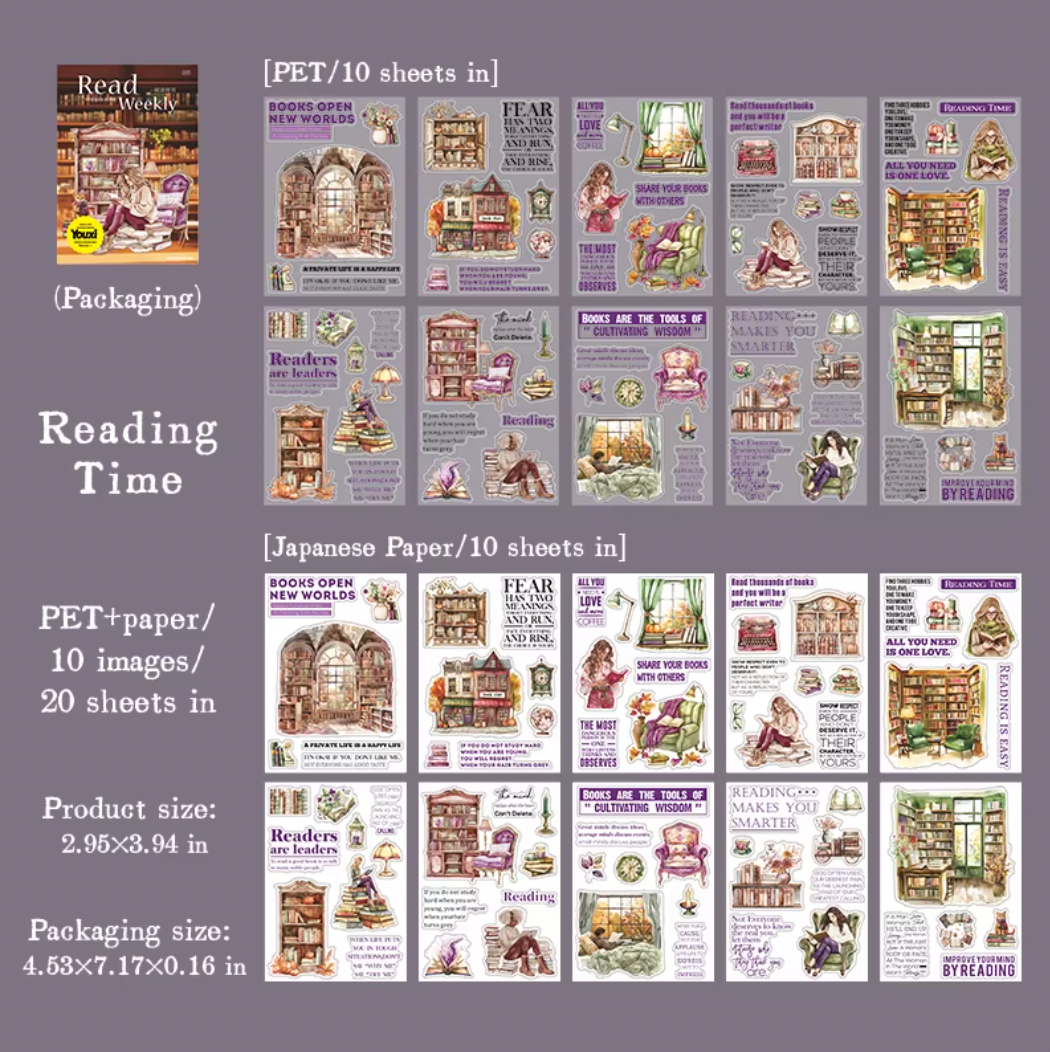 Libro de Stickers Biblioteca