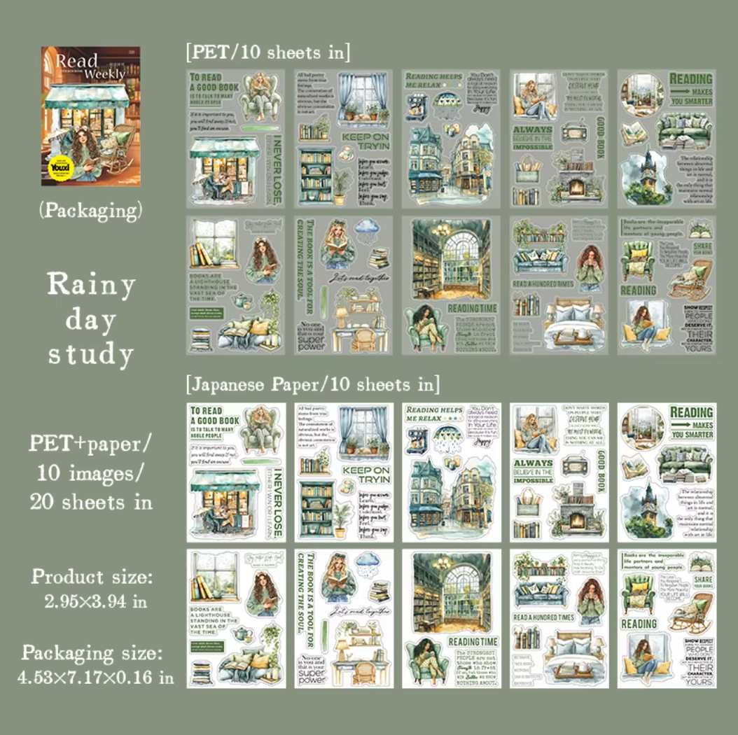 Libro de Stickers Biblioteca