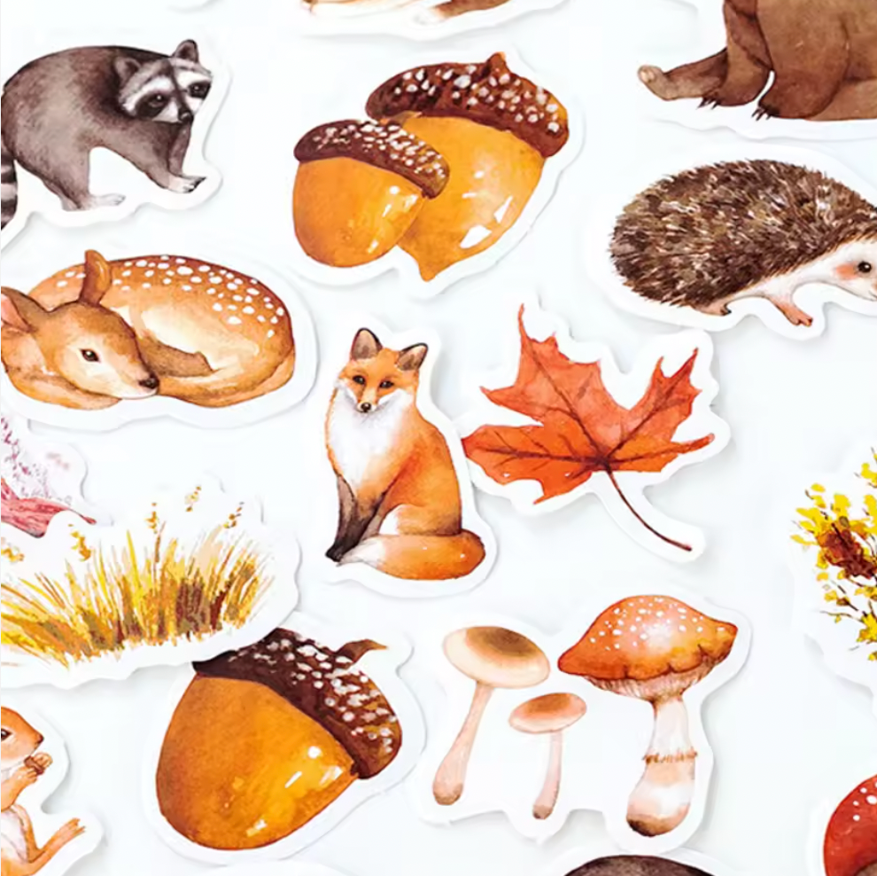 Cajita de Stickers Otoño