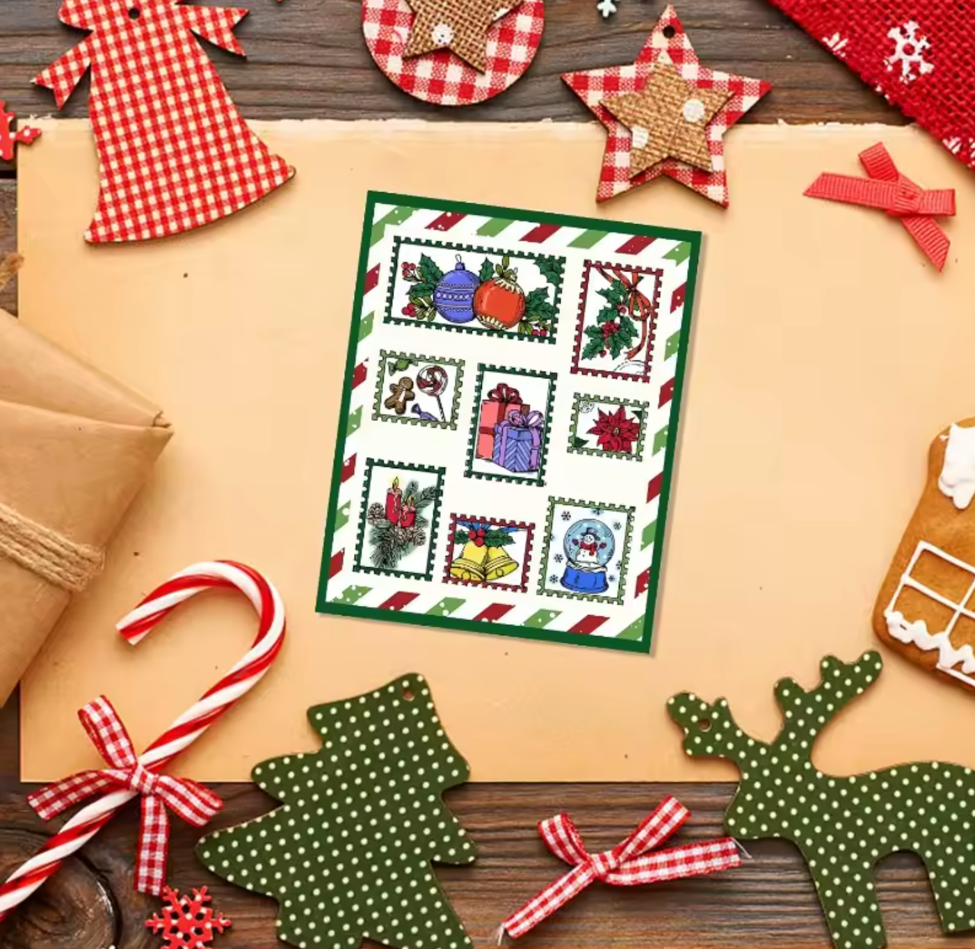 Sellos de Silicon Timbres navideños