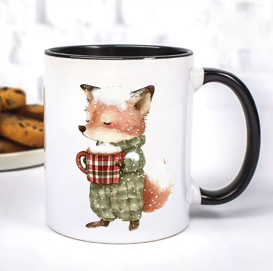 3 Hojas stickers transfer Navidad & invierno