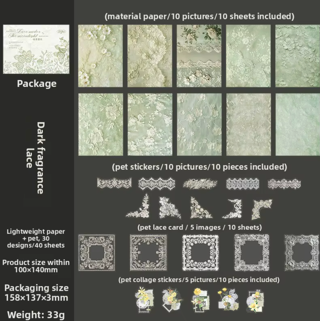 Kit de 40 piezas Encajes