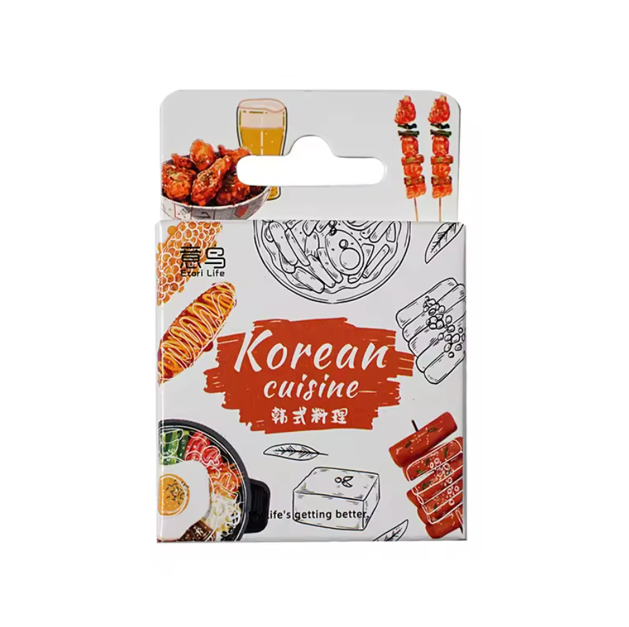 Cajita de Stickers Korean Food