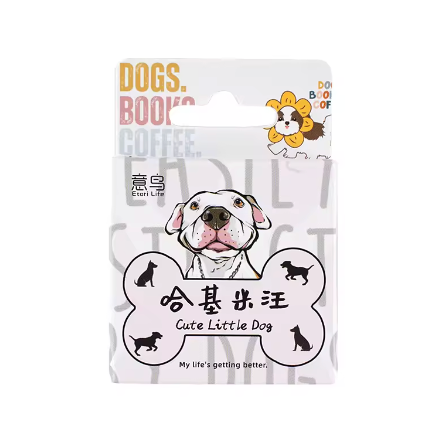 Cajita de Stickers Perritos & Frases