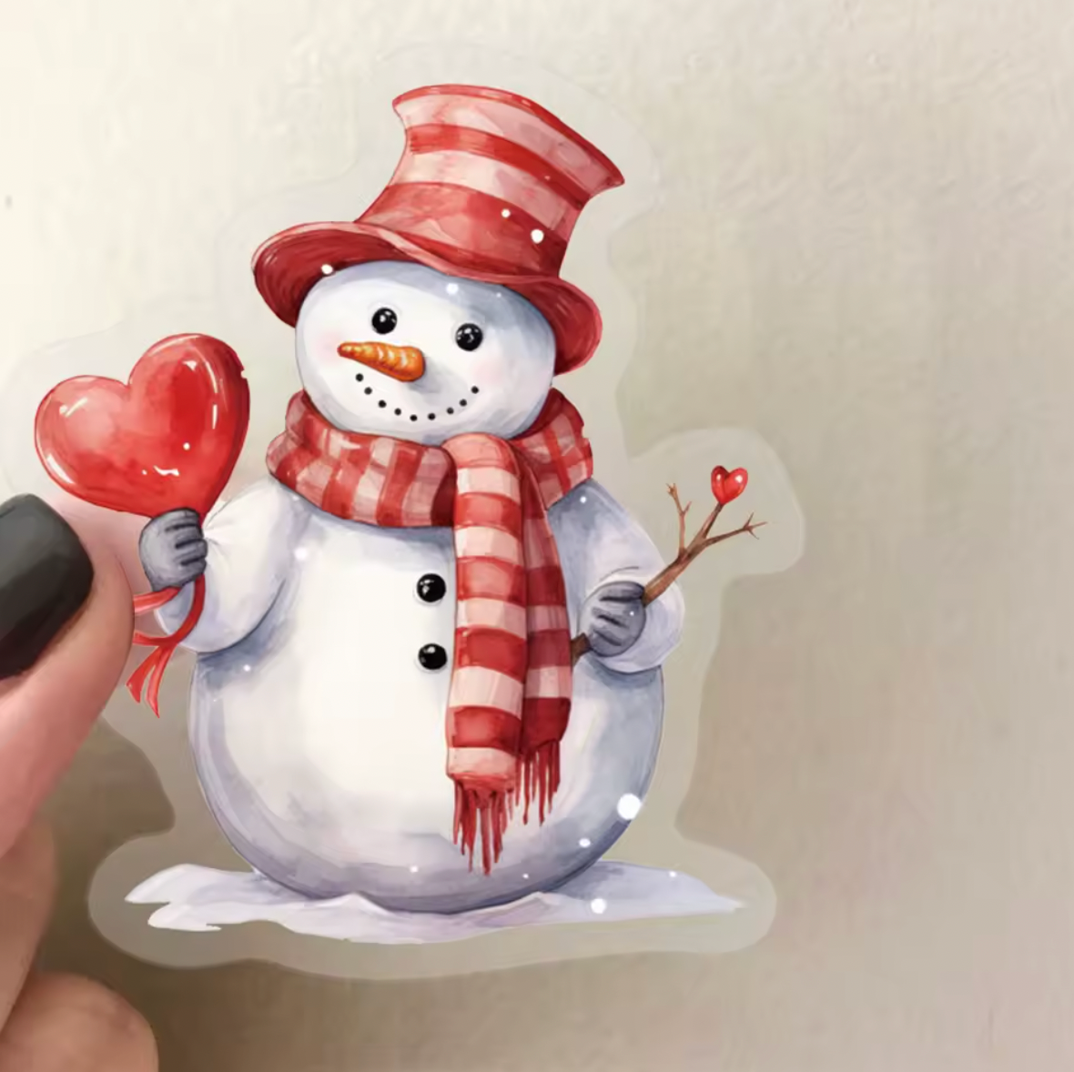 50 Stickers transparentes Cute Love