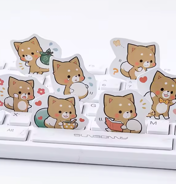 Cajita de Stickers Gatitos