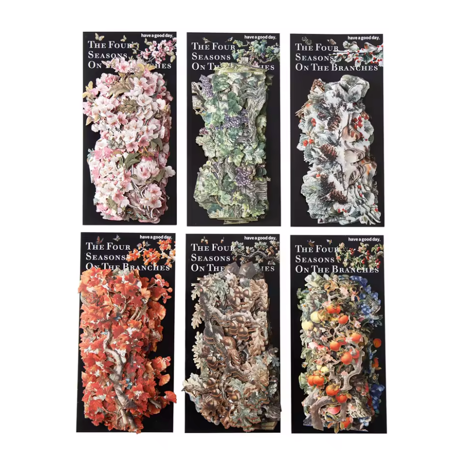 20 Cartulinas Ramas de arboles