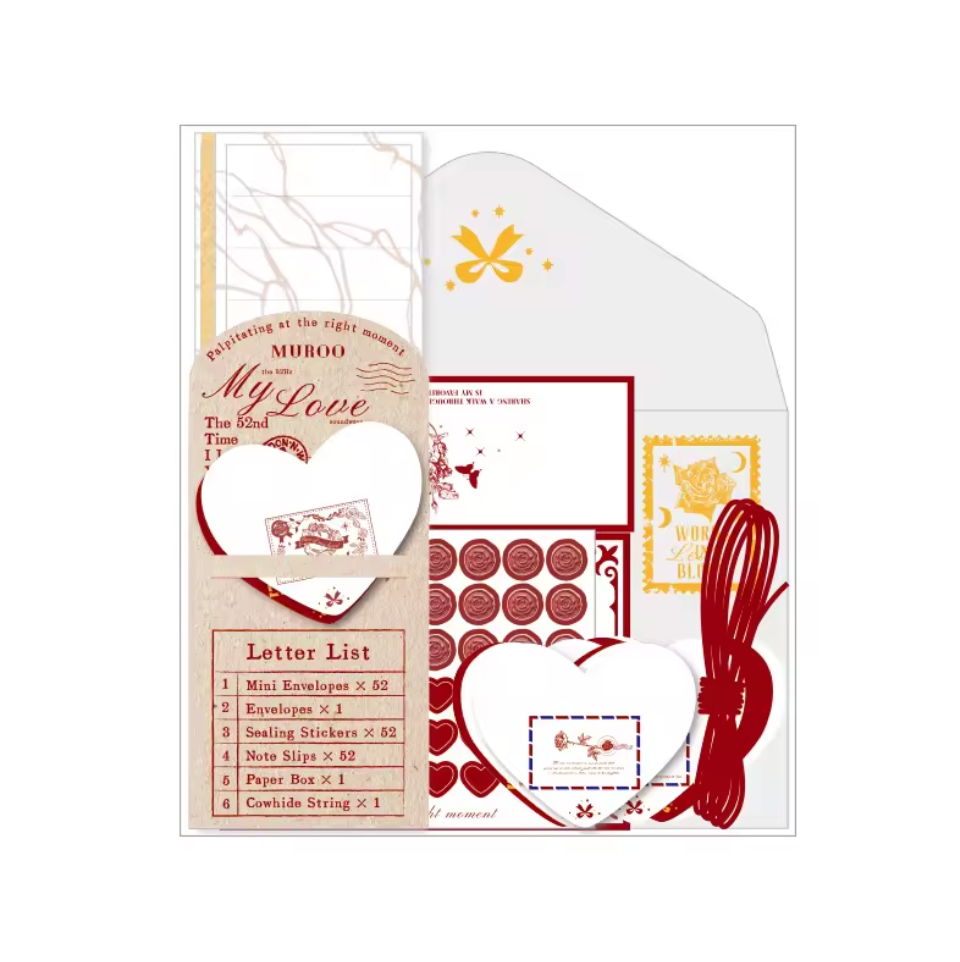 Kit de 52 piezas Cartas de amor