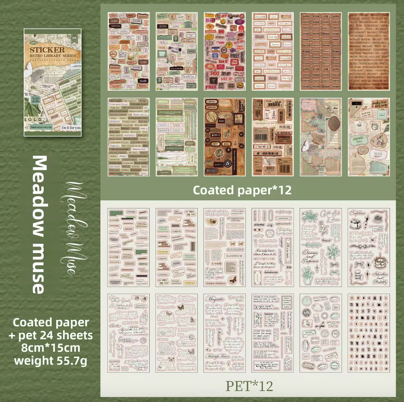 Libro de Stickers Palabras & Texto