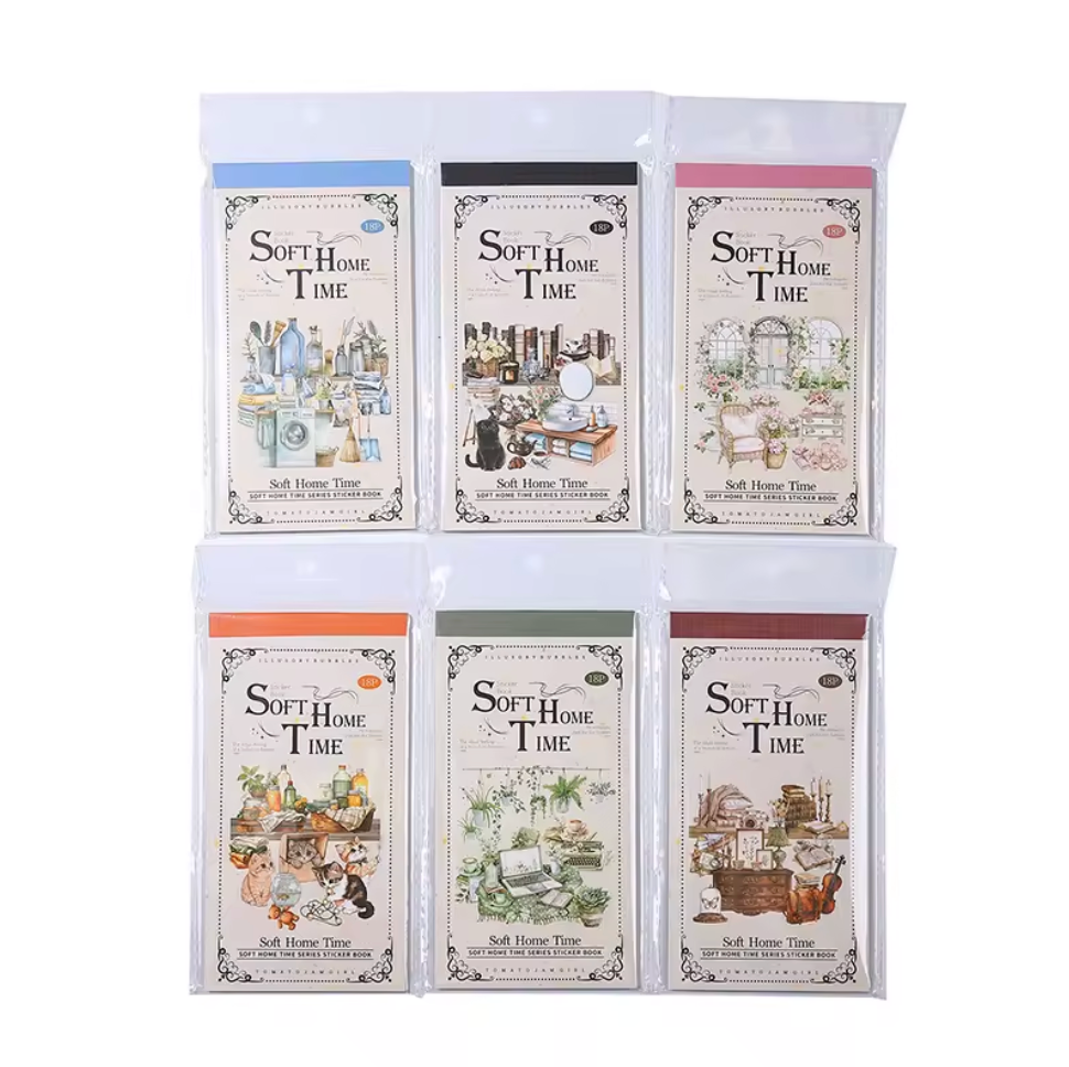 Libro de Stickers - Soft Time Home