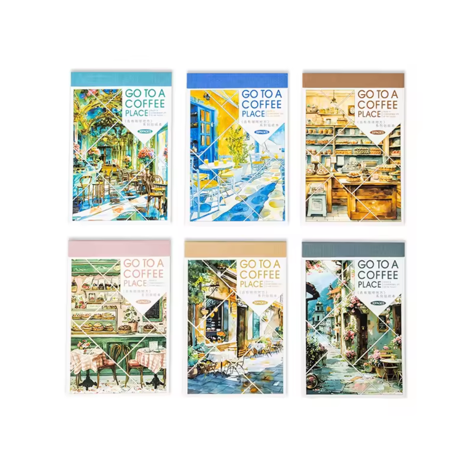 Liçbro de Stickers Ciudades & café - 30 paginas