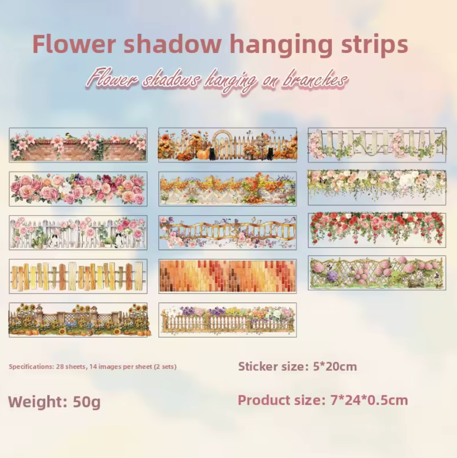Libro de Stickers Grande - 28 paginas - Flores & ramas