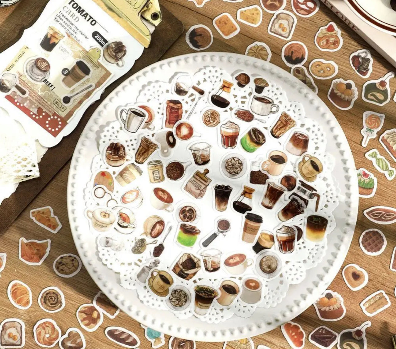 Cajita de 100 Stickers - Old Object